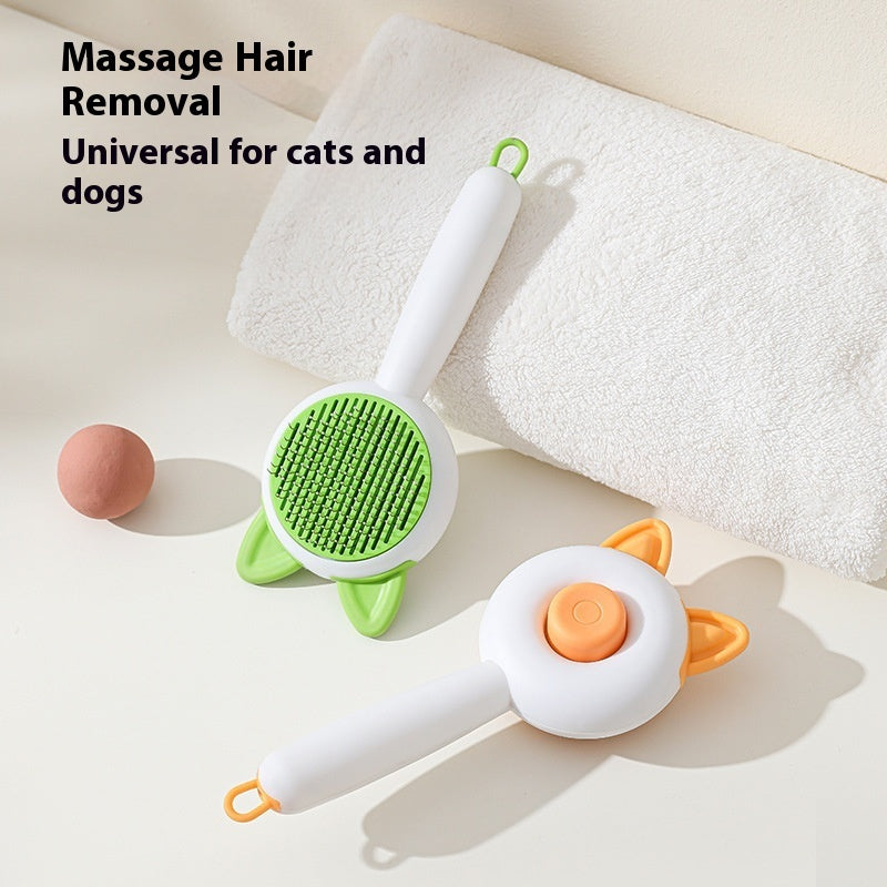 Self Cleaning Pet Hair Remover Brush