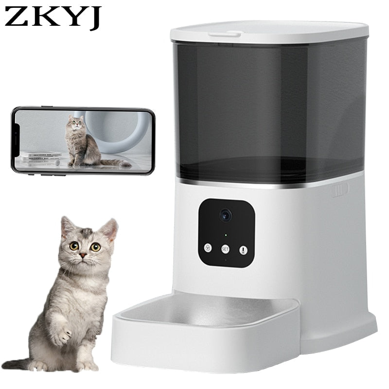 Smart Pet Feeder with Video Camera