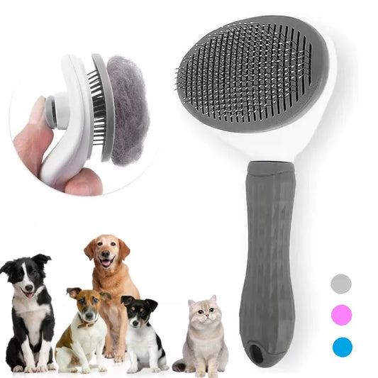 Self-cleaning Pet Hair Remove Comb