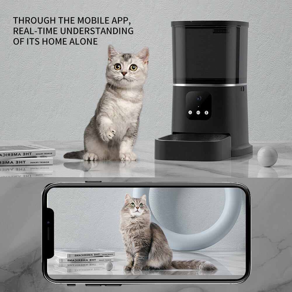 Smart Pet Feeder with Video Camera