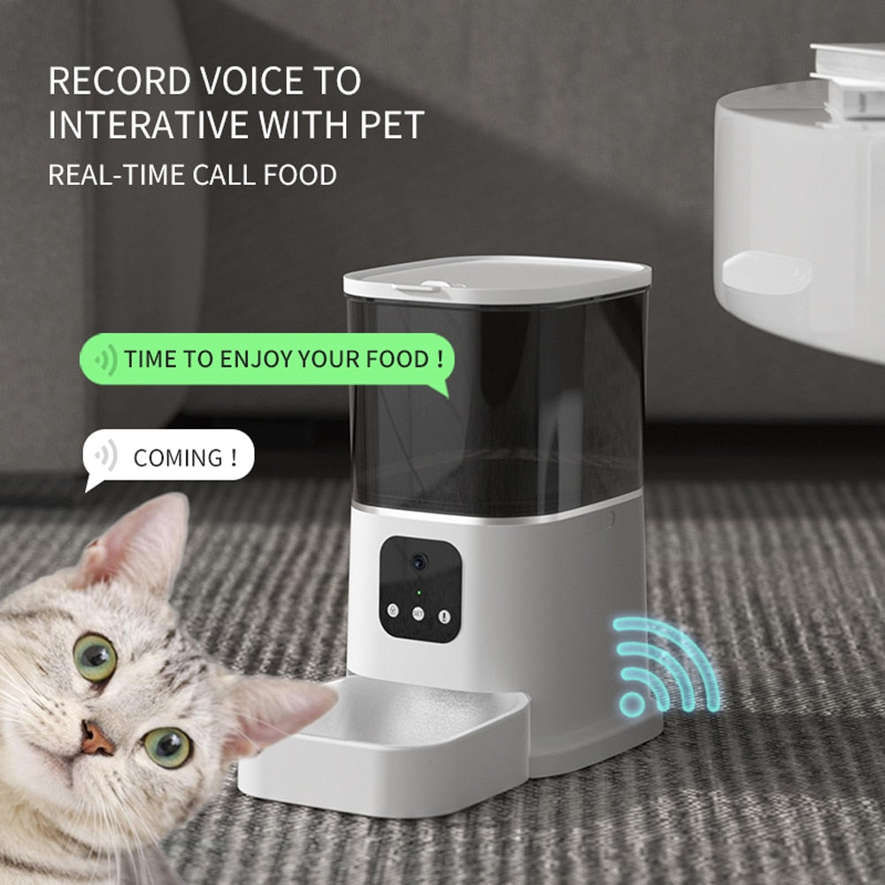 Smart Pet Feeder with Video Camera