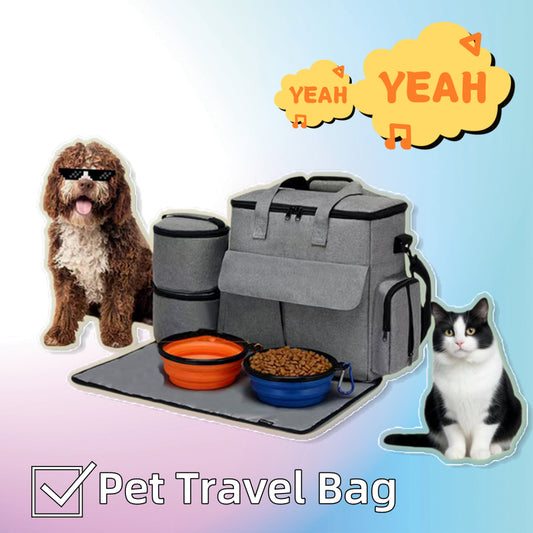 Pet Travel Bag Kit