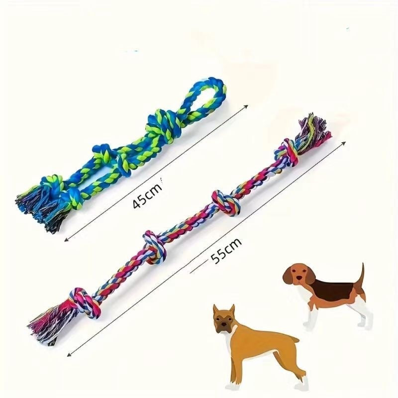 Heavy-Duty Rope Knot Dog Toys